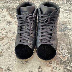 Adidas Men's Black High-Top Sneakers